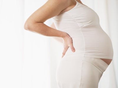 pregnant woman having backache